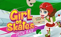 Girl on Skates Pizza Mania – kostenloses Online-Spiel