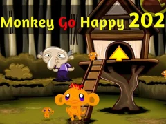 Monkey Go Happy Stage 202 – kostenloses Online-Spiel