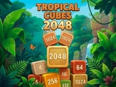Tropical Cubes 2048 – kostenloses Online-Spiel