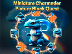 Miniature Charmander Picture Block Quest – kostenloses Online-Spiel