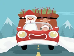 Santa Giving Presents Jigsaw – kostenloses Online-Spiel