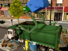 Town Clean Garbage Truck – kostenloses Online-Spiel