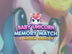 Baby Unicorn Memory Match & Hidden Objects – kostenloses Online-Spiel
