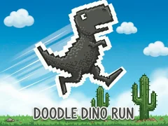 Doodle Dino Run – kostenloses Online-Spiel