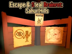 Escape & Steal Brainrot: Sahur Hills – kostenloses Online-Spiel