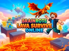 Brainrots Lava Survive Online – kostenloses Online-Spiel