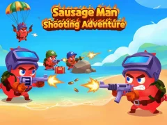 Sausage Man Shooting Adventure – kostenloses Online-Spiel