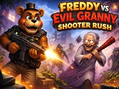 Freddy vs Evil Granny Shooter Rush – kostenloses Online-Spiel