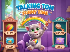 Talking Tom Funny Time – kostenloses Online-Spiel