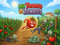 Mr Tomato VS Zombies – kostenloses Online-Spiel