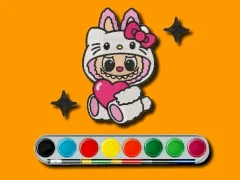 Labubu Coloring Adventure – kostenloses Online-Spiel