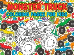 Monster Truck Coloring Pages For Kids – kostenloses Online-Spiel