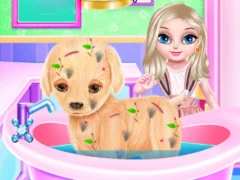 Baby Elsa Puppy Surgery – kostenloses Online-Spiel