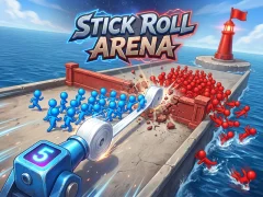 Stick Roll Arena – kostenloses Online-Spiel