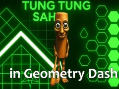 Tung Tung Sahur in Geometry Dash – kostenloses Online-Spiel