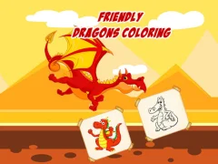 Friendly Dragons Coloring – kostenloses Online-Spiel