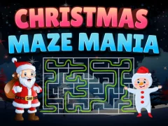 Christmas Maze Mania – kostenloses Online-Spiel