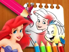 The Little Mermaid Coloring Book – kostenloses Online-Spiel