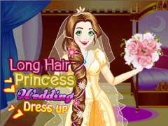 Long Hair Princess Wedding Dress up – kostenloses Online-Spiel