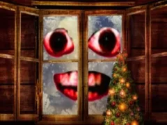 New Year: Santa Claus outside the window – kostenloses Online-Spiel