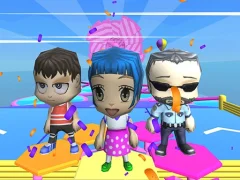 Fall Guys And Girls Chibi Race Knockdown Multiplay – kostenloses Online-Spiel