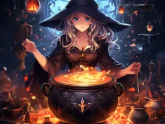 Anime girls Witchcraft – kostenloses Online-Spiel