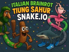 Italian Brainrot Tung Sahur Snake.io – kostenloses Online-Spiel