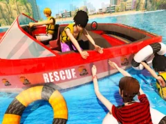 Beach Rescue Emergency Boat – kostenloses Online-Spiel
