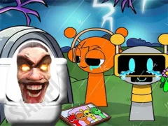 Sprunki Castle Panic Skibidi Toilet – kostenloses Online-Spiel