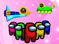 Among Us Color fall – kostenloses Online-Spiel