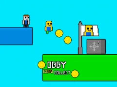 Obby vs Bacon Rainbow Parkour – kostenloses Online-Spiel