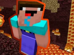 Noob Parkour: Nether – kostenloses Online-Spiel
