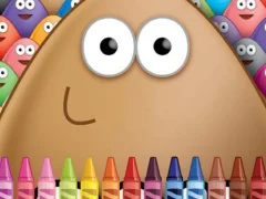Pou Coloring – kostenloses Online-Spiel