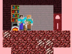 Alex and Steve Nether – kostenloses Online-Spiel