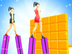 Heels Run Race - Stack Rider – kostenloses Online-Spiel