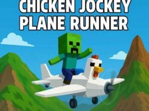Spiel Hühnerjockeyflugzeugläufer Online