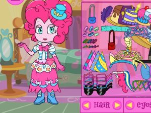 Spiel Mein kleines Pony Equestria Girls Pinkie Pie Dress Up Online