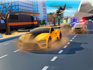 Spiel Polizeiauto Verfolgungsjagd Zickzack Flucht 3D Online