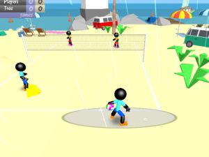 Spiel Stickman Beach Volleyball Online