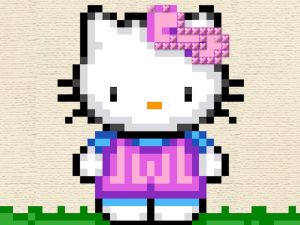 Spiel Hallo Kitty Cross Stich Online