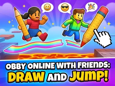 Obby online with friends: Draw and Jump! – kostenloses Online-Spiel