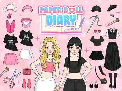 Paper Doll Diary: Dress Up DIY – kostenloses Online-Spiel