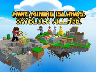 Mine Mining Islands: Skyblock Village! – kostenloses Online-Spiel