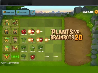 Plants vs Brainrots 2D – kostenloses Online-Spiel