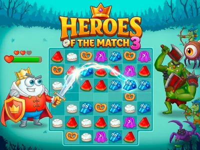 Heroes of the match 3 – kostenloses Online-Spiel