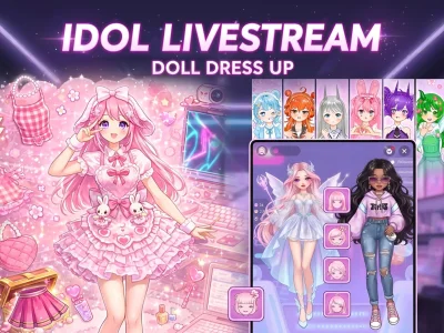 Idol Livestream: Doll Dress Up – kostenloses Online-Spiel