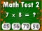 Math Test 2 – kostenloses Online-Spiel