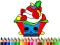 Back To School: Cake Coloring Book – kostenloses Online-Spiel