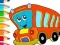Coloring Book: Bus – kostenloses Online-Spiel