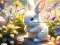 Jigsaw Puzzle: Sunny Forest Rabbit – kostenloses Online-Spiel